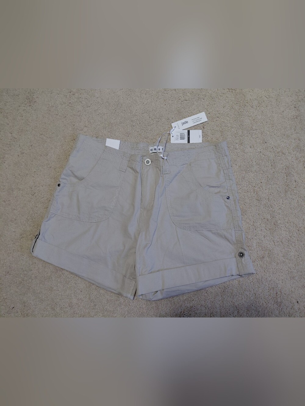 Dash Women's Shorts in Light Taupe - Picture 3 of 6